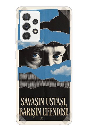 Samsung Galaxy A52 Uyumlu Savaşın Ustası Atatürk Baskılı Silikon Kılıf