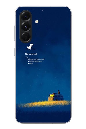 Samsung Galaxy A56 Uyumlu İnternet Yok Baskılı Silikon Kılıf