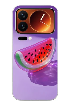 Xiaomi 17 Pro Max Uyumlu Karpuz Jelibon Baskılı Silikon Kılıf