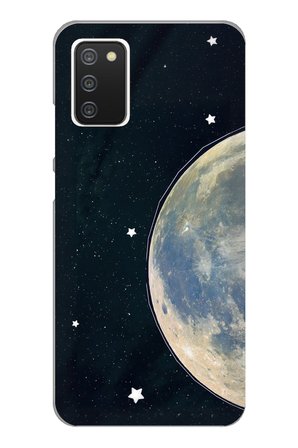 Samsung Galaxy A02S Uyumlu Minimalist Galaksi Yıldızlı Gece Baskılı Silikon Kılıf