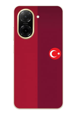 Redmi A5 Uyumlu Türk Milli Takım Parçalı Forma Baskılı Silikon Kılıf