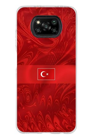 Poco X3-X3 PRO-NFC Uyumlu Türk Milli Takım Desenli Forma Baskılı Silikon Kılıf