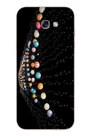 Samsung Galaxy A7 (2017) Uyumlu Gezegenlerin Dansı Baskılı Silikon Kılıf