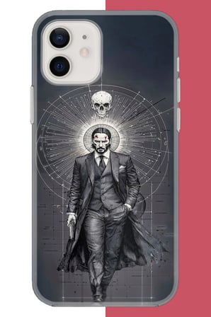 iPhone 11 Uyumlu baba yaga Baskılı Silikon Kılıf