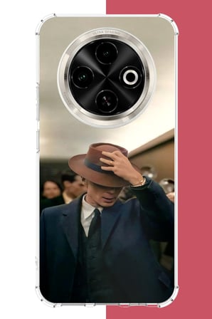 Tecno Spark 30C Uyumlu J. Robert Oppenheimer Baskılı Silikon Kılıf