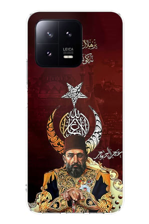 Xiaomi Mi 13 Uyumlu Abdülhamid Han Baskılı Silikon Kılıf