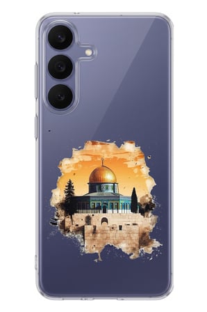 Galaxy 26 FE Uyumlu Mescid-i Aksa Tasarımlı Baskılı Silikon Kılıf
