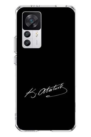 Xiaomi Mi 12T-12T PRO Uyumlu Atanın İzi İmza Baskılı Silikon Kılıf