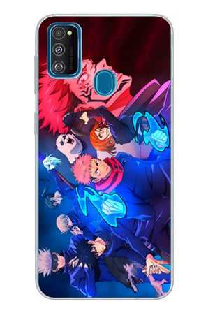 Samsung Galaxy M30S/M21 Uyumlu Jujutsu Kaisen Baskılı Silikon Kılıf