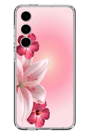 Samsung Galaxy S24 FE Uyumlu Tematik Çiçek Baskılı Silikon Kılıf