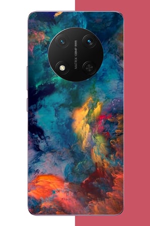 Honor X9C Uyumlu Renklerin Dansı Baskılı Silikon Kılıf