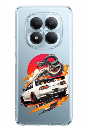 Redmi Note 15 PRO 5G Uyumlu GTR Güneş Ejderha Tasarımlı Baskılı Silikon Kılıf