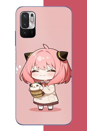 Redmi Note 10 5G Uyumlu kawaii küçük kız Baskılı Silikon Kılıf