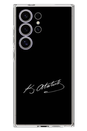 Samsung Galaxy S24 ULTRA Uyumlu Atanın İzi İmza Baskılı Silikon Kılıf