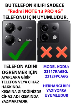 Redmi Note 13 PRO 4G Uyumlu Zamanı Durduran Yeşil Papatya Düşleri Baskılı Silikon Kılıf