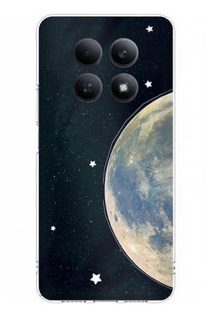Redmi Note 15 4G Uyumlu Minimalist Galaksi Yıldızlı Gece Baskılı Silikon Kılıf