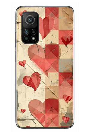 Xiaomi Mi 10 T Uyumlu Kalpler Retro Baskılı Silikon Kılıf