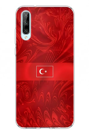 Huawei P Smart S Uyumlu Türk Milli Takım Desenli Forma Baskılı Silikon Kılıf