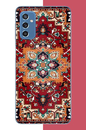 Samsung Galaxy M52 Uyumlu Halı1 Baskılı Silikon Kılıf