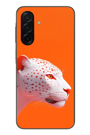 Samsung Galaxy A26 Uyumlu Turuncu Kaplan Baskılı Silikon Kılıf