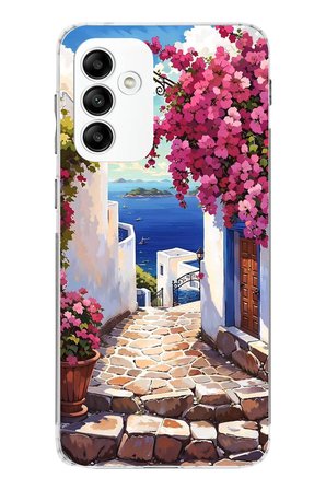 Samsung Galaxy A05s Uyumlu Ege'nin Kayıp Sokakları Baskılı Silikon Kılıf