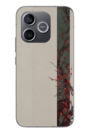 Honor 600 Uyumlu Sade Sonbahar Sarmaşık Baskılı Silikon Kılıf