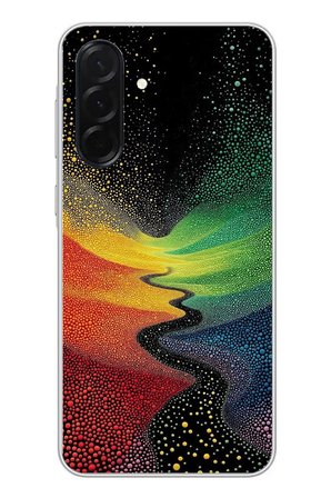 Samsung Galaxy A36 Uyumlu Renkli Yollar Baskılı Silikon Kılıf