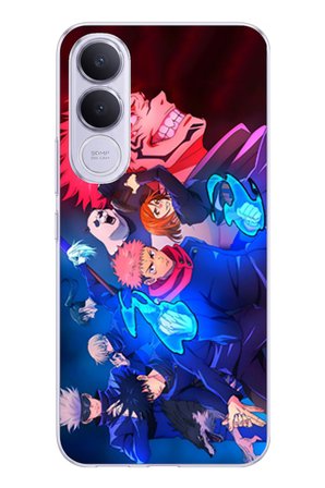 Vivo V70 FE Uyumlu Jujutsu Kaisen Baskılı Silikon Kılıf