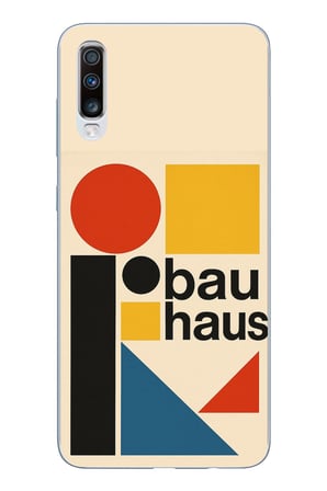 Samsung Galaxy A50-A30S Uyumlu Bauhaus Akımı Baskılı Silikon Kılıf
