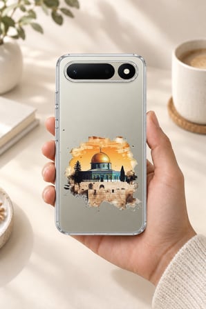 Tecno Spark 50 5G Uyumlu Mescid-i Aksa Tasarımlı Baskılı Silikon Kılıf