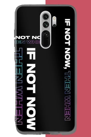 Redmi Note 8 Pro Uyumlu şimdi değilse ne zaman Baskılı Silikon Kılıf