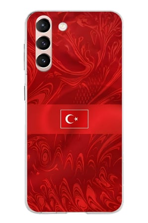 Samsung Galaxy S21 Uyumlu Türk Milli Takım Desenli Forma Baskılı Silikon Kılıf