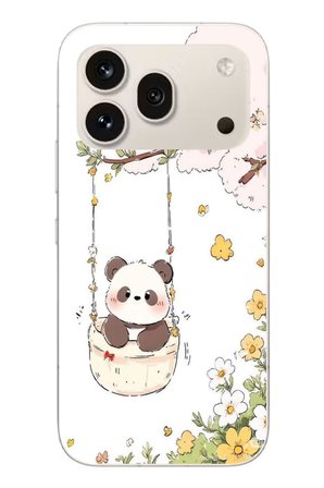 Honor 600 Pro Uyumlu Sallanan Panda Baskılı Silikon Kılıf