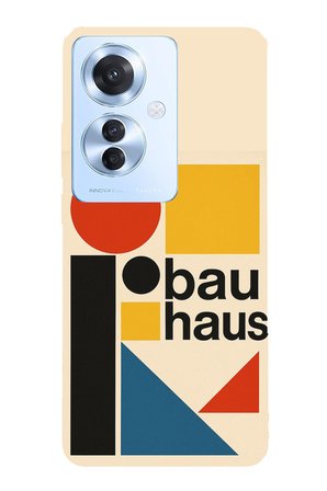 OPPO Reno 11F Uyumlu Bauhaus Akımı Baskılı Silikon Kılıf