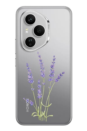 Honor 400 PRO Uyumlu Lavanta Çiçek Tasarımlı Baskılı Silikon Kılıf