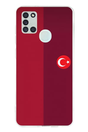 Samsung Galaxy A21S Uyumlu Türk Milli Takım Parçalı Forma Baskılı Silikon Kılıf