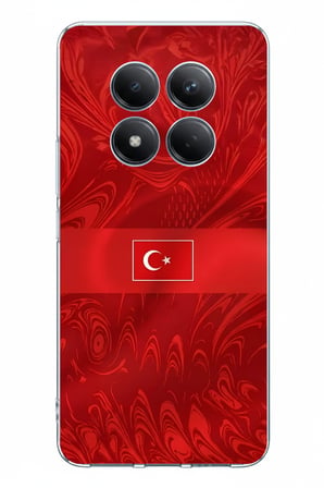 Redmi Note 15 PRO 5G Uyumlu Türk Milli Takım Desenli Forma Baskılı Silikon Kılıf