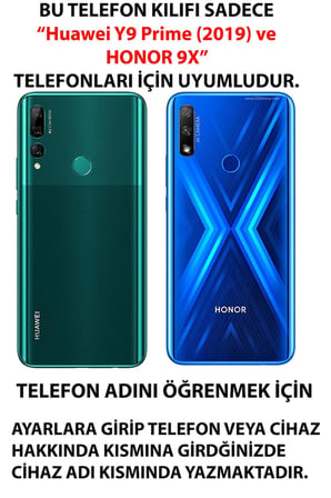 Huawei Y9 Prime (2019) Uyumlu Renkli Papatyalar Sulu Boya Baskılı Silikon Kılıf