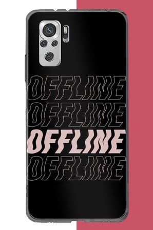 Redmi Note 10 / 10S Uyumlu offline mod Baskılı Silikon Kılıf