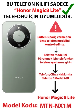 Honor Magic 8 Lite Uyumlu Pembe Çiçek Desenli Baskılı Silikon Kılıf