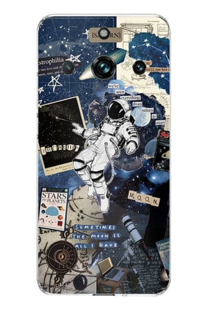 Realme 11 PRO-11 PRO PLUS Uyumlu Retro Astronot Tasarımlı Baskılı Silikon Kılıf