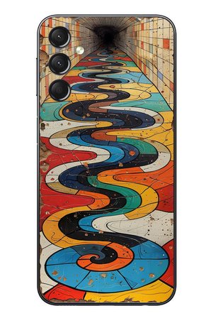 Samsung Galaxy A24 Uyumlu Renk Duvarı Baskılı Silikon Kılıf