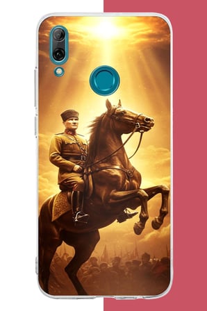 Huawei P Smart 2019 Uyumlu Atatürk5 Baskılı Silikon Kılıf