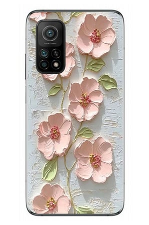 Xiaomi Mi 10 T Uyumlu Gül Kurusu Baskılı Silikon Kılıf