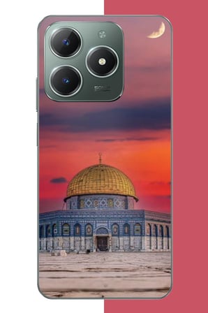 Realme C61 Uyumlu Kudüs4 Baskılı Silikon Kılıf