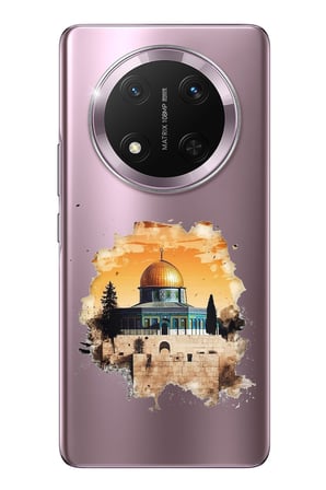 Honor Magic 7 Lite Uyumlu Mescid-i Aksa Tasarımlı Baskılı Silikon Kılıf