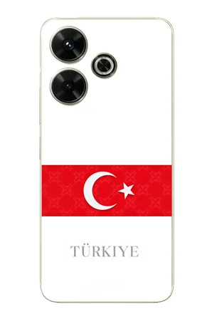 Redmi 13 Uyumlu Türk Milli Takım Forma Baskılı Silikon Kılıf