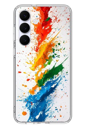 Samsung Galaxy S25 FE Uyumlu Renk Skalası Baskılı Silikon Kılıf