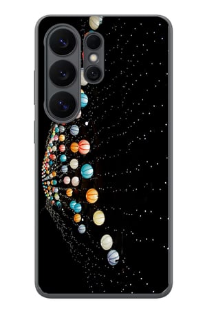 Samsung Galaxy S26 Ultra Uyumlu Gezegenlerin Dansı Baskılı Silikon Kılıf