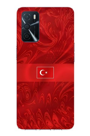 Oppo A16 Uyumlu Türk Milli Takım Desenli Forma Baskılı Silikon Kılıf